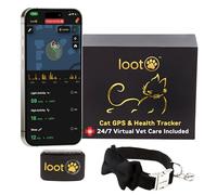 LootPaw Cat Tracker Collar - Real-Time GPS Tracker for Cats - Waterproof and Durable - Activity Monitoring - Nation Wide Coverage - Fits Most Collars & Harnesses