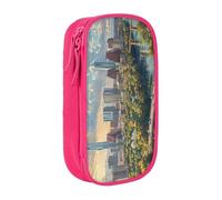 Lootpe Austin Texas Print Pencil Case,Storage Bag, Large Capacity Pencil Box, Portable Office Pen Bag With Zipper