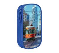 Lootpe Austin Texas Print Pencil Case,Storage Bag, Large Capacity Pencil Box, Portable Office Pen Bag With Zipper