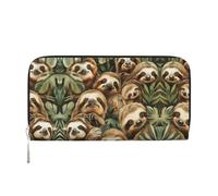 lootpe Cute Sloth Print Womens Wallet, Ladies Credit Card Holder, Phone Wallet Purses, Long Clutch Hand Bag