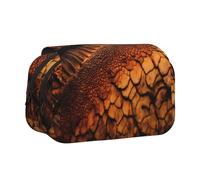 lootpe Dinosaur Pattern Print Large Capacity Pencil Case,Marker Pouch, Stationery Organizer Pouch,Portable Office Pen Bag