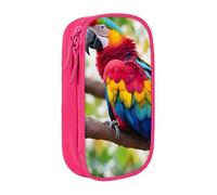 Lootpe Fantastic Parrot Feather 1 Print Pencil Case,Storage Bag, Large Capacity Pencil Box, Portable Office Pen Bag With Zipper