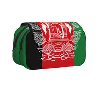 lootpe Flag Of Afghanistan Print Large Capacity Pencil Case,Marker Pouch, Stationery Organizer Pouch,Portable Office Pen Bag