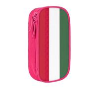 Lootpe Flag Of Hungary Print Pencil Case,Storage Bag, Large Capacity Pencil Box, Portable Office Pen Bag With Zipper