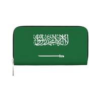 lootpe Flag Of Saudi Arabia Print Womens Wallet, Ladies Credit Card Holder, Phone Wallet Purses, Long Clutch Hand Bag