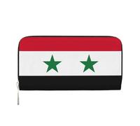 lootpe Flag Of The Syrian Arab Republic Print Womens Wallet, Ladies Credit Card Holder, Phone Wallet Purses, Long Clutch Hand Bag