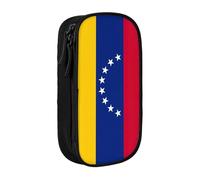 Lootpe Flag Of Venezuela Print Pencil Case,Storage Bag, Large Capacity Pencil Box, Portable Office Pen Bag With Zipper