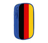 Lootpe German Flag Print Pencil Case,Storage Bag, Large Capacity Pencil Box, Portable Office Pen Bag With Zipper