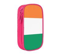 Lootpe Irish Flag Print Pencil Case,Storage Bag, Large Capacity Pencil Box, Portable Office Pen Bag With Zipper