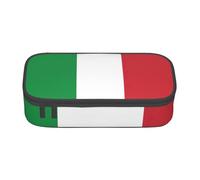 lootpe Italian Flag Print Large Capacity Pencil Pouch, Office Stationery Organizer, Portable Pen Bag For Office