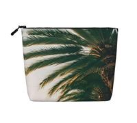 lootpe Los Angeles Palm Trees Print Travel Makeup Bag, Large Capacity Cosmetic Bags For Women, Portable Cosmetic Bag, Toiletry Bag