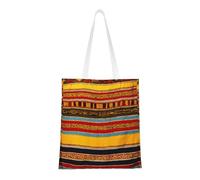 lootpe Native American Pattern Print Aesthetic Canvas Tote Bag, Lightweight Tote Bag, Reusable Grocery Bags, For Shopping Gym Work