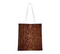 lootpe Native American Print Aesthetic Canvas Tote Bag, Lightweight Tote Bag, Reusable Grocery Bags, For Shopping Gym Work