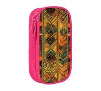 Lootpe Native American Print Pencil Case,Storage Bag, Large Capacity Pencil Box, Portable Office Pen Bag With Zipper
