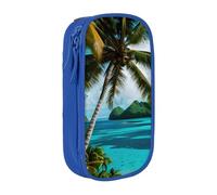 Lootpe Norway Islands Print Pencil Case,Storage Bag, Large Capacity Pencil Box, Portable Office Pen Bag With Zipper
