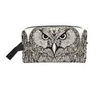 Lootpe Owls Birds Print Makeup Bag, Portable Travel Makeup Pouch, Toiletry Organizer, Large Make Up Bag For Women