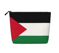 lootpe Palestine Flag Print Travel Makeup Bag, Large Capacity Cosmetic Bags For Women, Portable Cosmetic Bag, Toiletry Bag