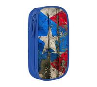 Lootpe Puerto Rico Wallpaper Flag Print Pencil Case,Storage Bag, Large Capacity Pencil Box, Portable Office Pen Bag With Zipper