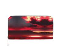 lootpe Red Sky At Night Starry Print Womens Wallet, Ladies Credit Card Holder, Phone Wallet Purses, Long Clutch Hand Bag