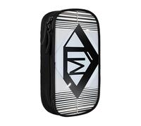 Lootpe Reflective Square Print Pencil Case,Storage Bag, Large Capacity Pencil Box, Portable Office Pen Bag With Zipper