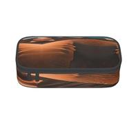 lootpe Sand Dunes Print Large Capacity Pencil Pouch, Office Stationery Organizer, Portable Pen Bag For Office
