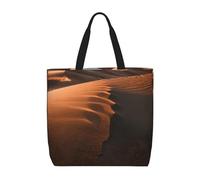 Lootpe Sand Dunes Print Tote Bag For Women, Work Handbags, Large Capacity Casual Shoulder Handbags, For Travel Gym