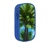 Lootpe Summer Palm Tree Print Pencil Case,Storage Bag, Large Capacity Pencil Box, Portable Office Pen Bag With Zipper