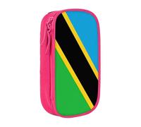 Lootpe Tanzania Flag Print Pencil Case,Storage Bag, Large Capacity Pencil Box, Portable Office Pen Bag With Zipper