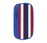 Lootpe Thailand Flag Print Pencil Case,Storage Bag, Large Capacity Pencil Box, Portable Office Pen Bag With Zipper