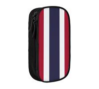 Lootpe Thailand Flag Print Pencil Case,Storage Bag, Large Capacity Pencil Box, Portable Office Pen Bag With Zipper