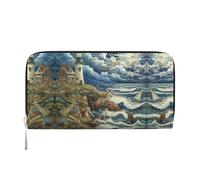 lootpe The Seaside Lighthouse Print Womens Wallet, Ladies Credit Card Holder, Phone Wallet Purses, Long Clutch Hand Bag