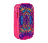 Lootpe Tie Dye Hippies Print Pencil Case,Storage Bag, Large Capacity Pencil Box, Portable Office Pen Bag With Zipper