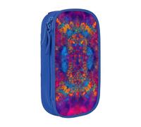 Lootpe Tie Dye Hippies Print Pencil Case,Storage Bag, Large Capacity Pencil Box, Portable Office Pen Bag With Zipper