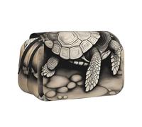 lootpe Turtle Write Print Large Capacity Pencil Case,Marker Pouch, Stationery Organizer Pouch,Portable Office Pen Bag