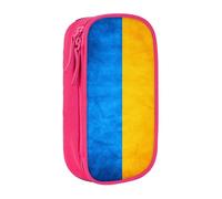 Lootpe Ukrainian Flag Print Pencil Case,Storage Bag, Large Capacity Pencil Box, Portable Office Pen Bag With Zipper