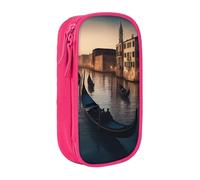 Lootpe Venice Night Print Pencil Case,Storage Bag, Large Capacity Pencil Box, Portable Office Pen Bag With Zipper