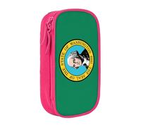 Lootpe Washington Flag Print Pencil Case,Storage Bag, Large Capacity Pencil Box, Portable Office Pen Bag With Zipper