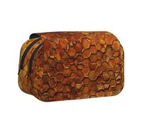 lootpe Wine Cork Print Large Capacity Pencil Case,Marker Pouch, Stationery Organizer Pouch,Portable Office Pen Bag