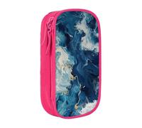 Lootpe Within The Tides Print Pencil Case,Storage Bag, Large Capacity Pencil Box, Portable Office Pen Bag With Zipper