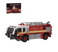 LootPop 1065 Pieces Airport Accident Fire Truck Model Kit