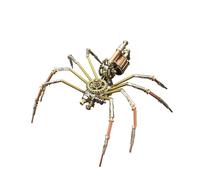 LootPop 3D Metal Puzzles for Adults-Mechanical Spider Assembly Model Kit -DIY metal punk-style assembled spider model-DIY Gifts for Friends & Family Members(Version C/110PCS)
