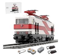 LootPop BR212 Electric Train Kit - Detailed Construction Kit with Working Current Collectors (Dynamic Version with Speed Control / 1340 Pieces)