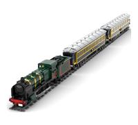LootPop City Train & Track Building Block Set, The Orient Express of the CIWL Trian Building Blocks Set, Compatible Railway Model for Adults and Lovers (Static Version/3455 Pieces