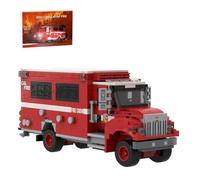 LootPop Forest Fire Fighting People Transport Vehicle Kit (811 Pieces)