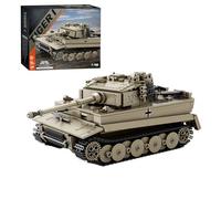 LootPop German Tiger I Tank Model WW2 Military tank Model Building Blocks, 1138 Pieces, Detailed Build And Movable Parts, Educational Value,Gift for Collectors and Teen