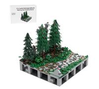 LootPop Medieval Castle Building Blocks Construction Kit, MOC-208076 C11 Hohengeroldseck Castle - Path Through the Forest Ruin Building Block Set for MOC-207737 Hohengeroldseck Castle (1525 Pieces)