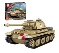 LootPop Military Tank Building Blocks Set, 1/23 Premium Medium Tank Model Kit - Collector's Model for Military Fans, Gift for Army Enthusiasts and Adults, Christmas Advance Gift, 969 Pieces