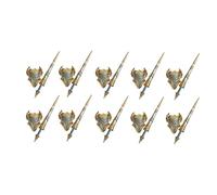 LootPop Mini Knight Figures Armor Accessories, Medieval Accessory Set with Spear and Shield for Ancient Knights, Compatible (20 Pieces)