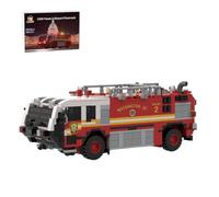 LootPop Model Kit, Airport Accident Fire Truck Construction Kit, Large Fire Engine and Rescue Vehicle Construction Kit, Collector's Exhibition Model for Adults (1065 Pieces)