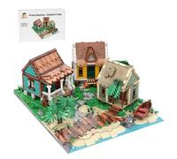LootPop Model Kit, Pirate Harbour Hut Coastal Harbour Castle Construction Kit (3298 Pieces), Bay Architecture Model Kit, Port Exhibition Set for Adults